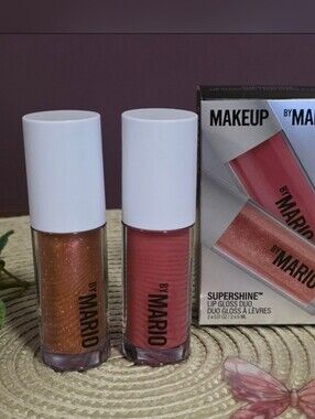 Brand New in Box Makeup by Mario SuperShine Lip Gloss Duo LIMITED EDITION!